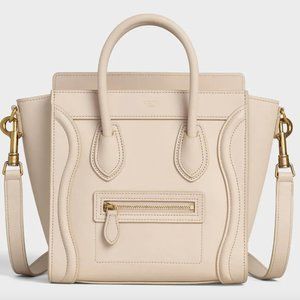 Celine Nano Luggage Bag In Smooth Calfskin